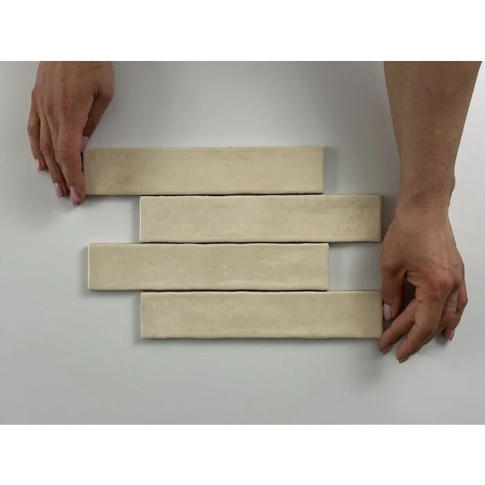 Kalon Ivory wandtegel 5x25 glans - WDtegels