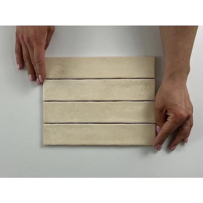 Kalon Ivory wandtegel 5x25 glans - WDtegels