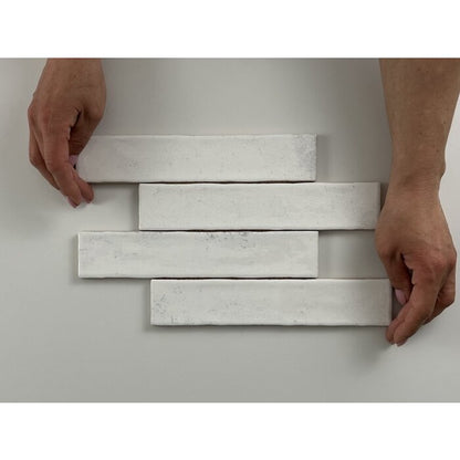 Kalon White wandtegel 5x25 glans