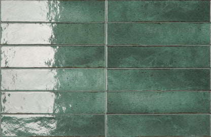 Wandtegel Kura Green glans 6x27 rett - foto 6