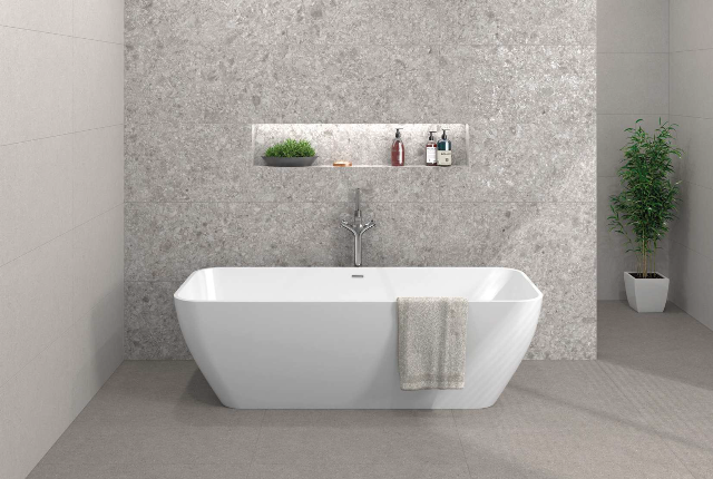 Wandtegel Lance Grey Decor 29,5x59,2 rett - foto 3