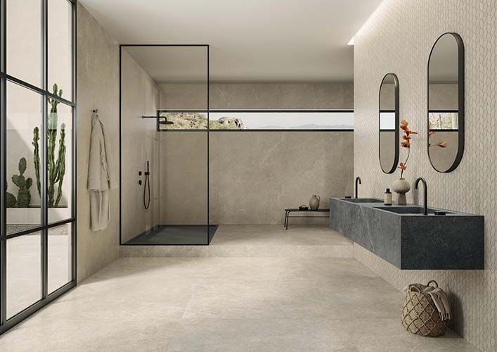 Slab Limestone Beige 120x280 rett - foto 3