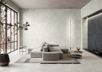 Vloer- en wandtegel Limestone White 80x80 rett - foto 2