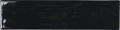 Azulejo de pared Mark Negro brillante 7,5x30