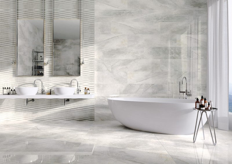 Vloer- en wandtegel Masterstone White gepolijst 60x60 rett - foto 2