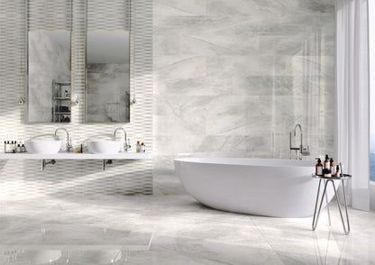 Vloer- en wandtegel Masterstone White gepolijst 60x60 rett - foto 2