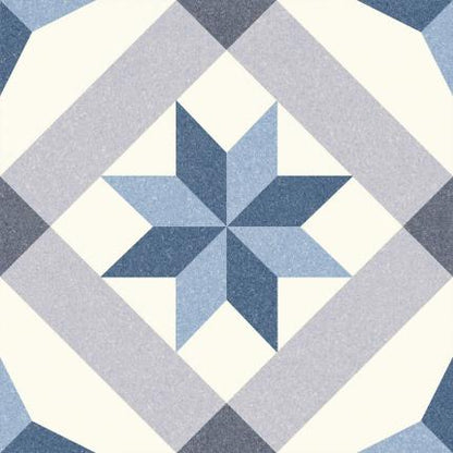 Vloer- en wandtegel Menton Blue 25x25 - foto 2