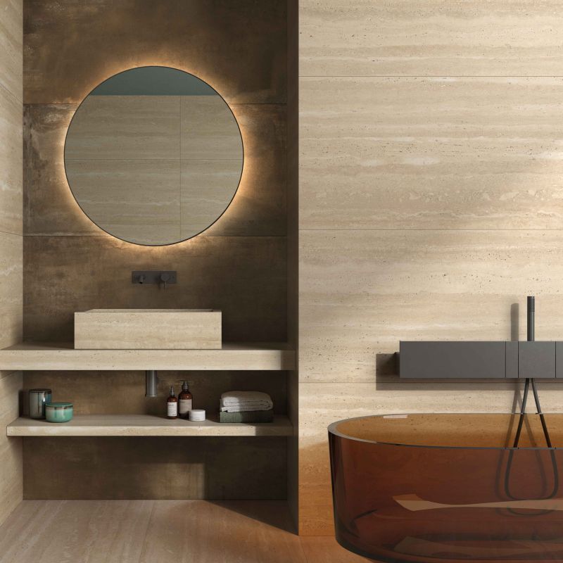 Vloer- en wandtegel Milano Cream Antic 120x120 rett - foto 4