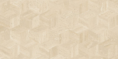 Wandtegel Milano Cube Cream 40x120 rett - foto 2