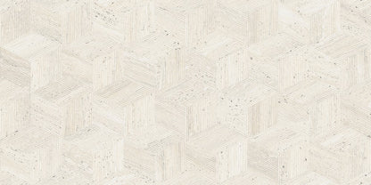 Wandtegel Milano Cube Ivory 40x120 rett - foto 2
