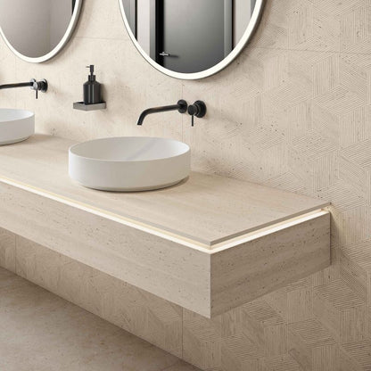 Vloer- en wandtegel Milano Ivory Antic 60x120 rett - foto 6