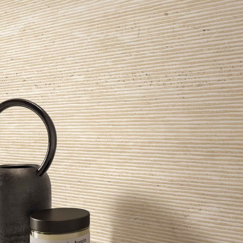 Vloer- en wandtegel Milano Cream Naturale 60x120 rett - foto 3
