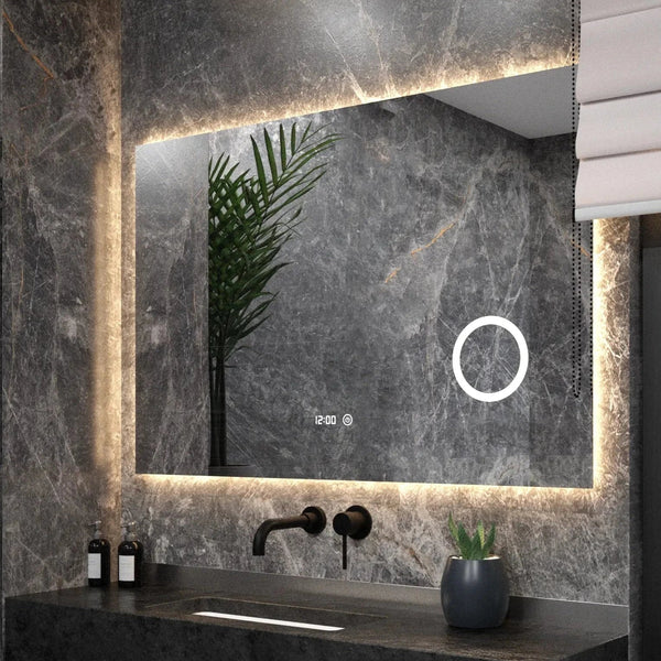 Espejo de baño - 120x80cm - Sin marco