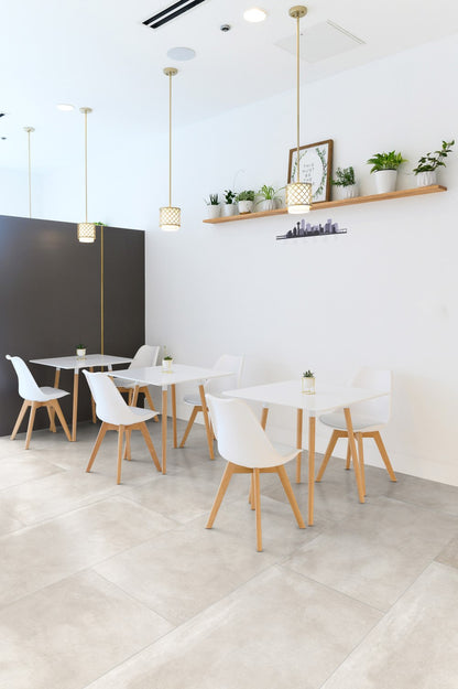 Vloer- en wandtegel Mystone Chalk 80x80 rett - foto 3