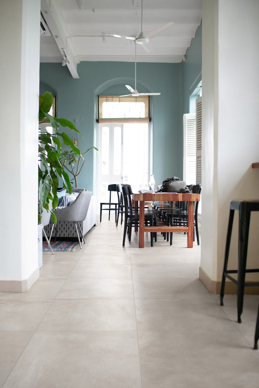 Vloer- en wandtegel Mystone Chalk 80x80 rett - foto 2