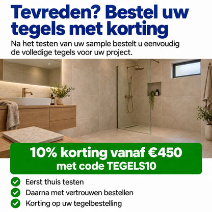 Na tegelsamples eenvoudig online tegels bestellen met korting bij WDTegels