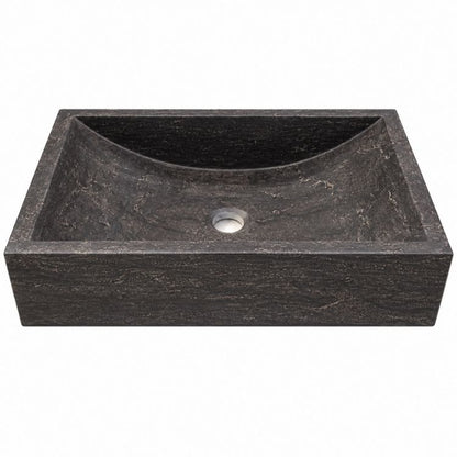 Natuurstenen waskom box | 50x35x12cm