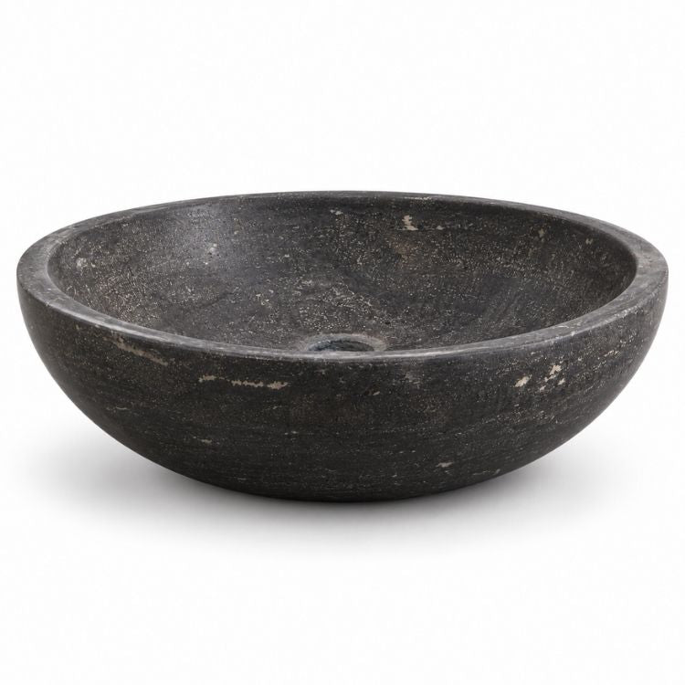 Natuurstenen waskom rond 38x38x12cm | WD Tegels