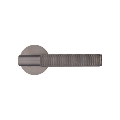 Deurklink Basio in gun metal