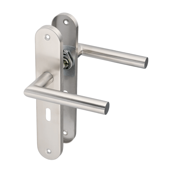 Volano - RVS Deurbeslag Sleutelgat Rond Lang Schild - SL 56mm
