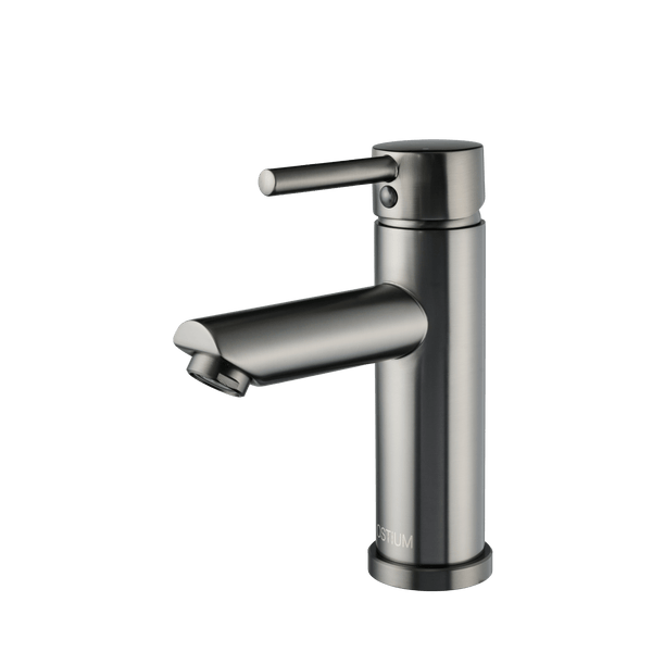 Atranti - Wastafelkraan Gun Metal - Warm/Koud