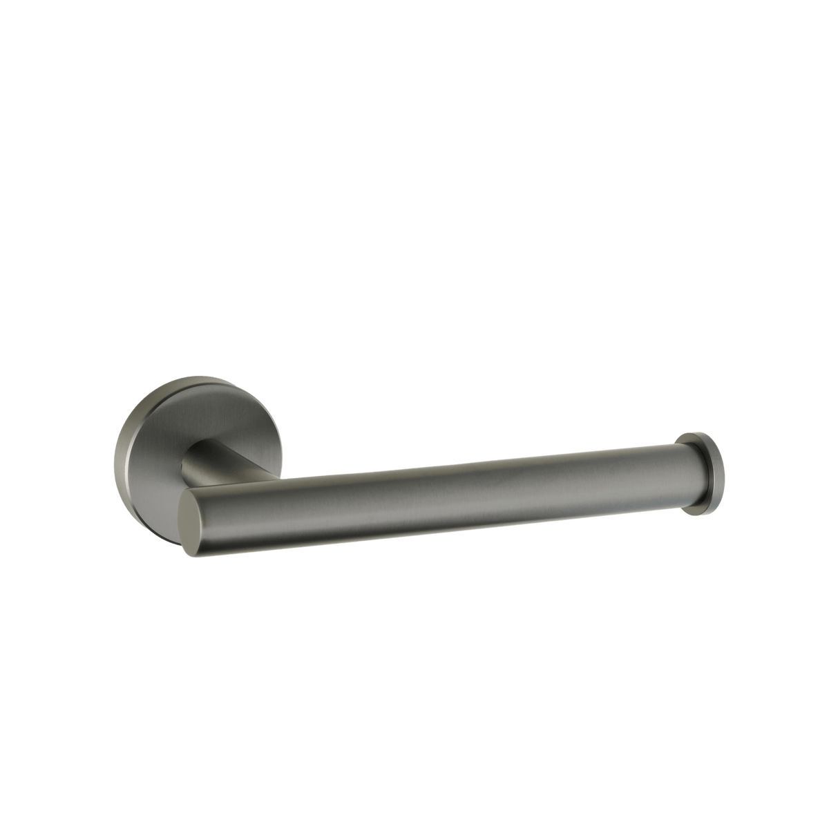 Toiletrolhouder in gun metal uit de Stanio toiletset