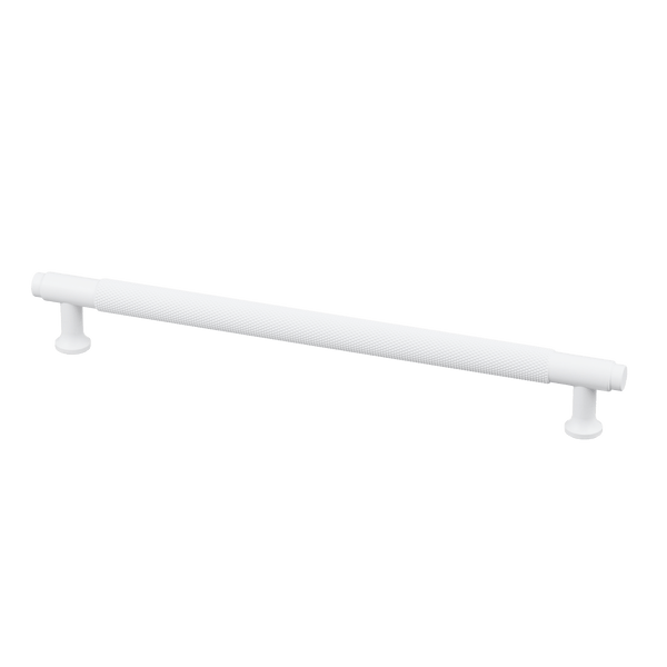 Handgreep Wit - diamond cut - 224mm/256mm