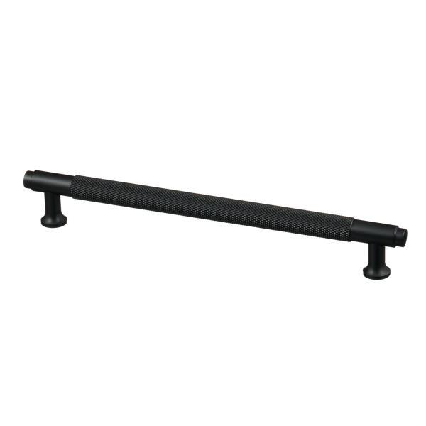 Handgreep Zwart - diamond cut - 192mm/224mm