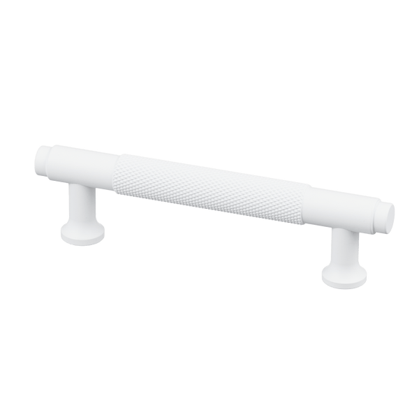 Handgreep Wit - diamond cut - 96mm/130mm