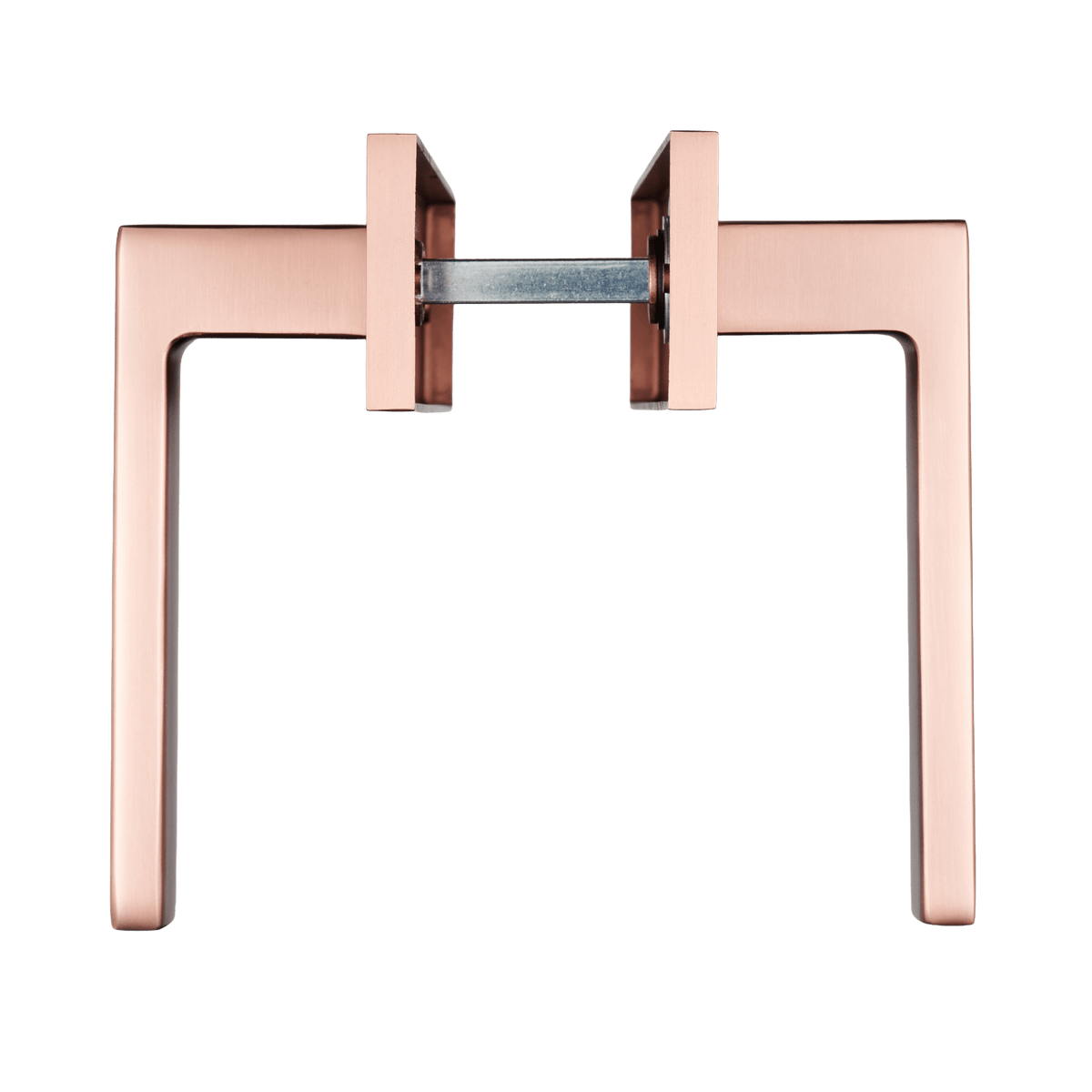 Deurklink Collodi in koper met cilindergat 55 mm
