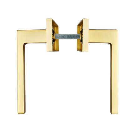 Deurklink Avola in goud met cilindergat 55 mm