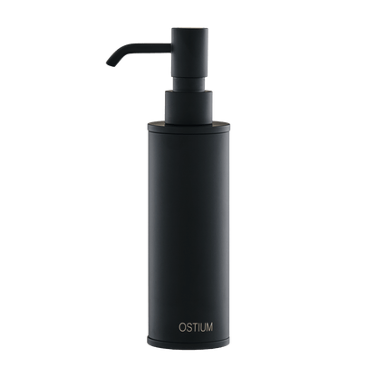 Zeepdispenser Saponi in mat zwart