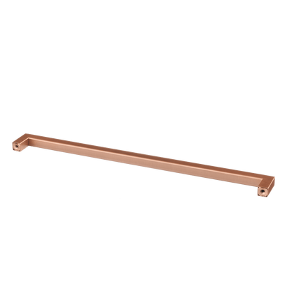 Meubelgreep in koper, hartafstand 320 mm, lengte 332 mm