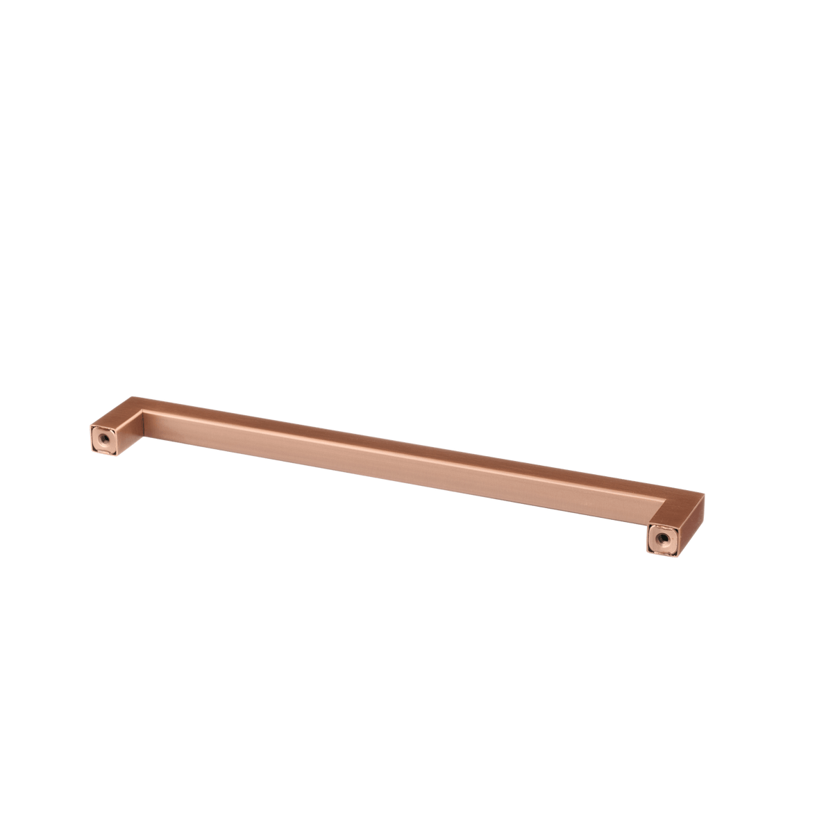 Meubelgreep in koper, hartafstand 224 mm, lengte 236 mm