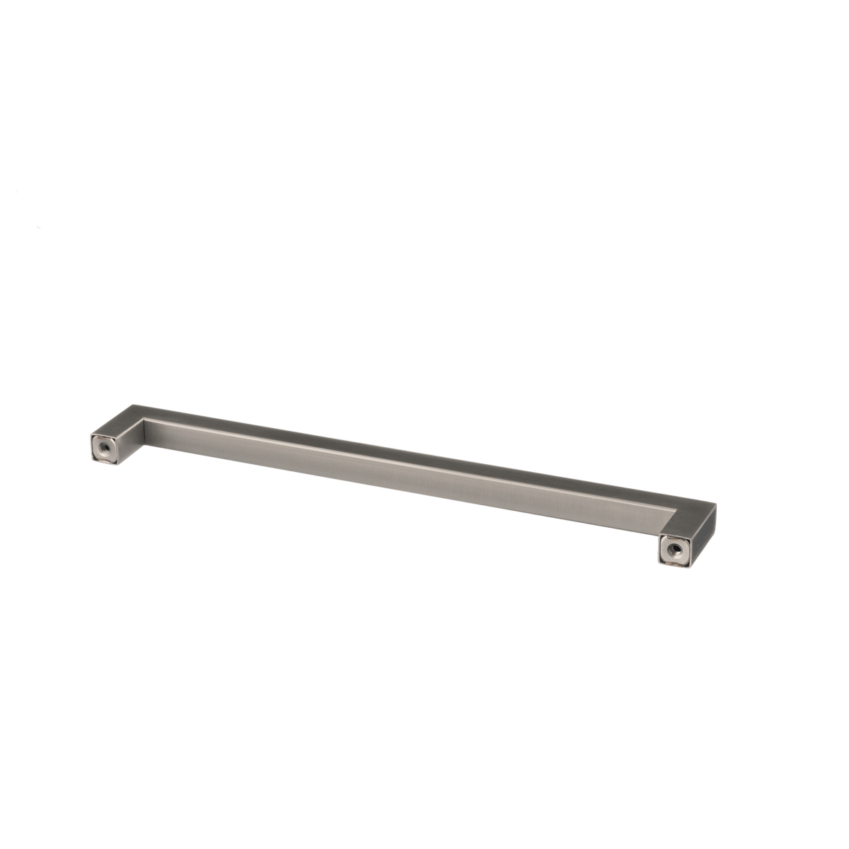 Meubelgreep in gun metal, hartafstand 224 mm, lengte 236 mm