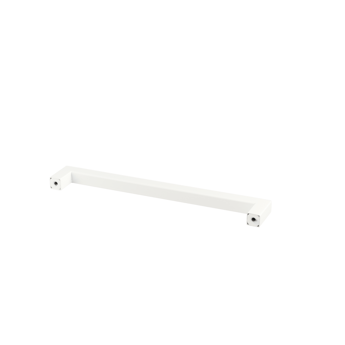 Meubelgreep in wit, hartafstand 192 mm, lengte 204 mm