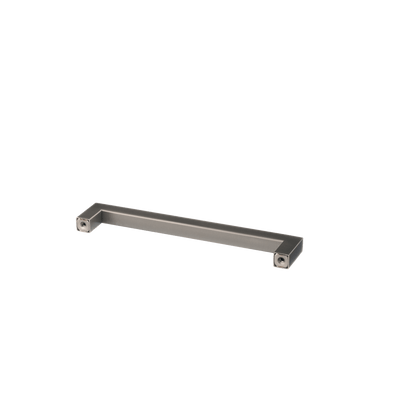 Meubelgreep in gun metal, hartafstand 160 mm, lengte 172 mm
