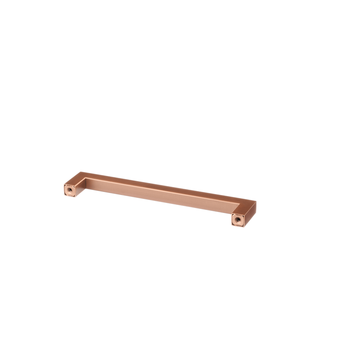Meubelgreep in koper, hartafstand 160 mm, lengte 172 mm