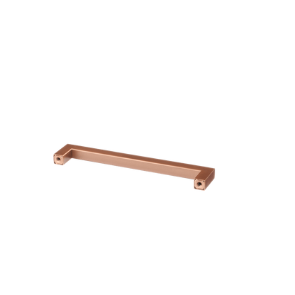 Meubelgreep in koper, hartafstand 160 mm, lengte 172 mm