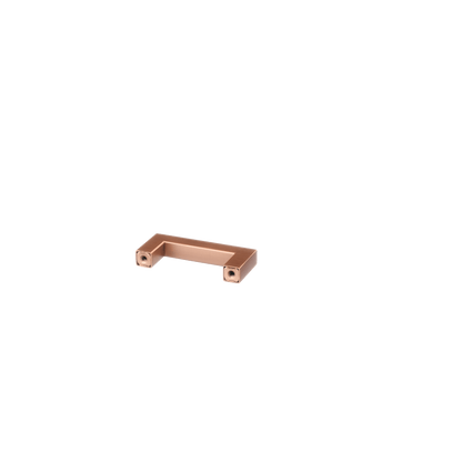 Meubelgreep in koper, hartafstand 64 mm, lengte 76 mm