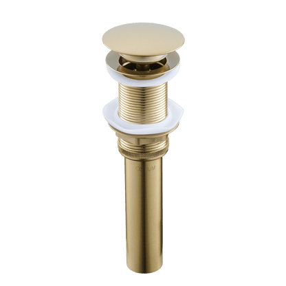 Clickwaste afvoerplug Fluezza in mat goud