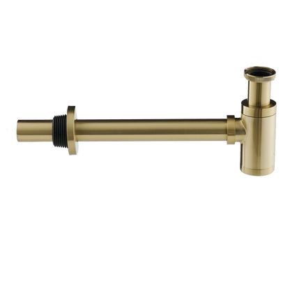 Wastafelsifon Scarini in mat goud