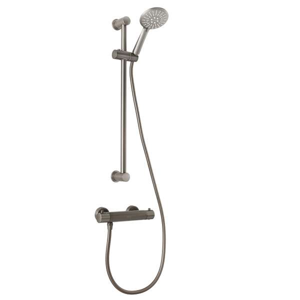Delfi - Handdouche met Glijstang - Gun Metal