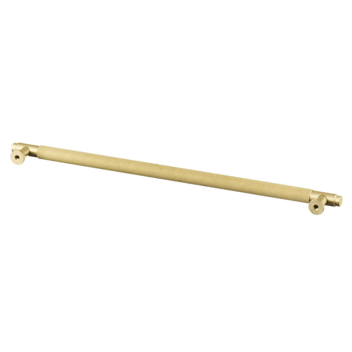 Meubelgreep in goud met diamond cut structuur, hartafstand 320 mm, lengte 352 mm
