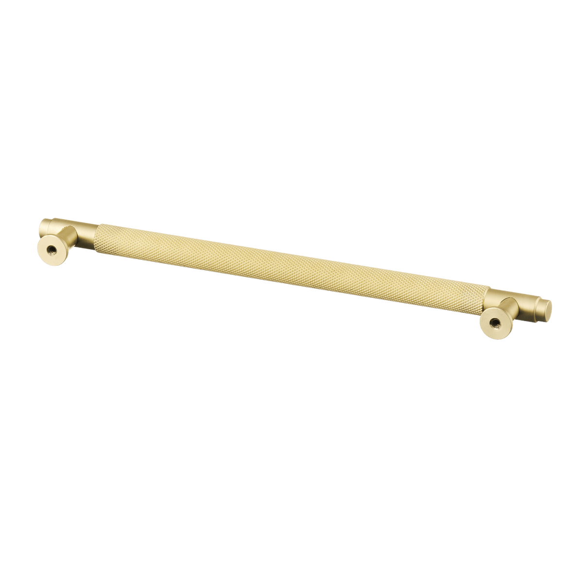 Meubelgreep in goud met diamond cut structuur, hartafstand 224 mm, lengte 256 mm