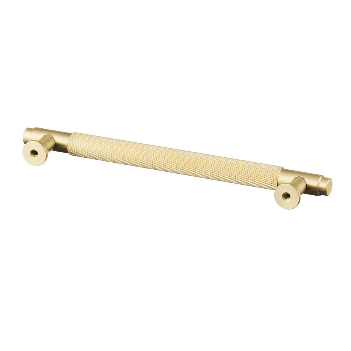 Meubelgreep in goud met diamond cut structuur, hartafstand 160 mm, lengte 194 mm