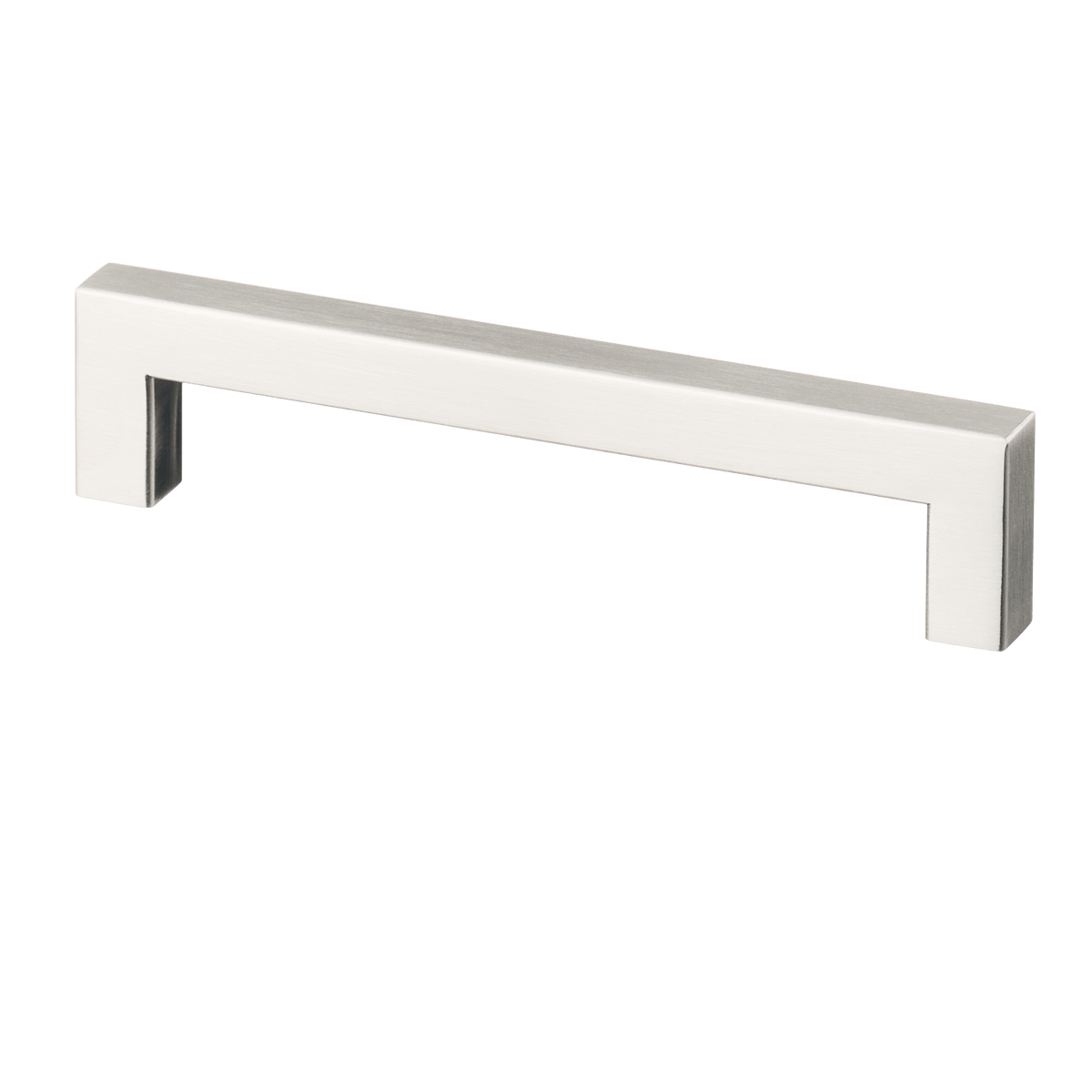 Meubelgreep in RVS, hartafstand 128 mm, lengte 140 mm