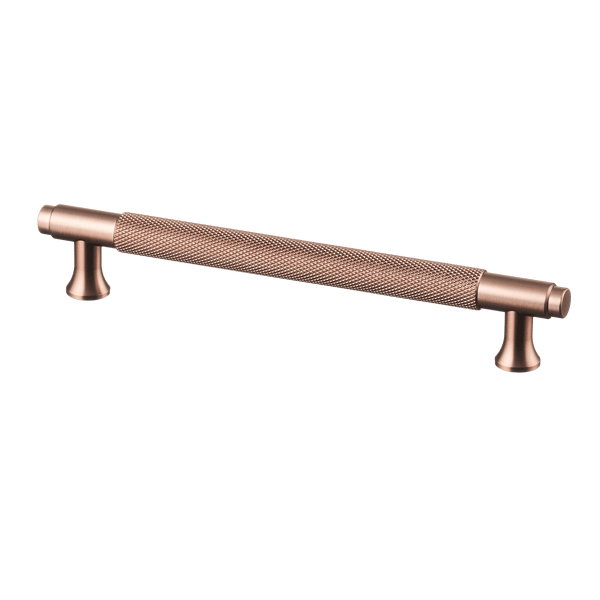 Handgreep Koper - diamond cut - 160mm/194mm