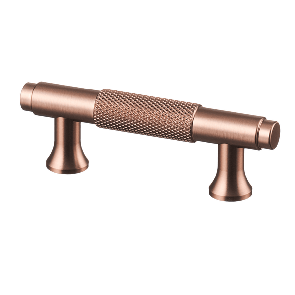 Handgreep Koper - diamond cut - 64mm/98mm