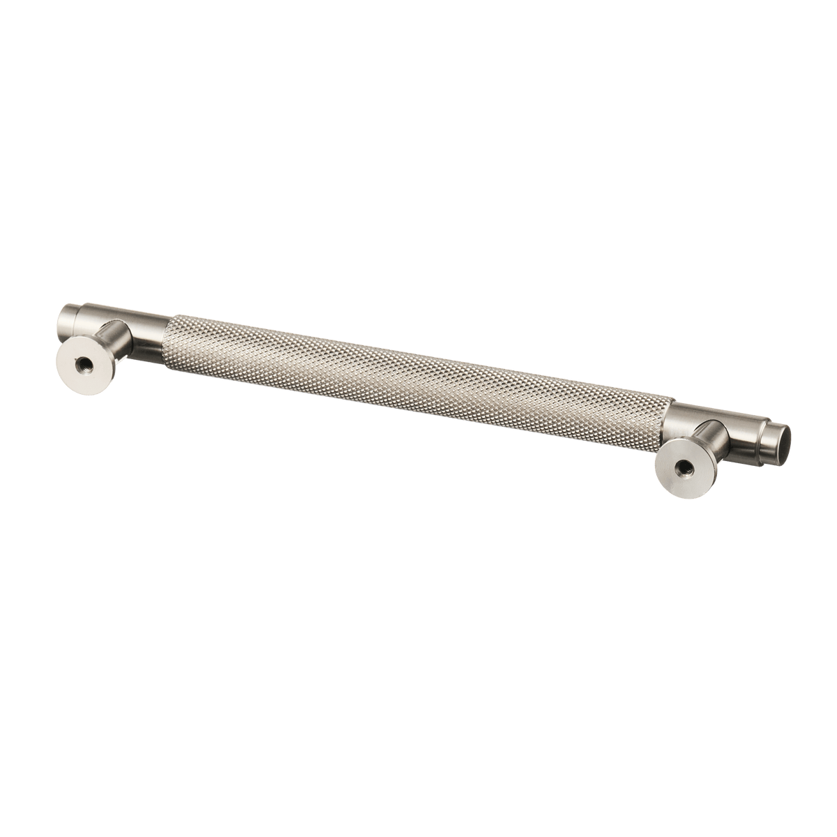 Meubelgreep in RVS met diamond cut structuur, hartafstand 160 mm, lengte 194 mm